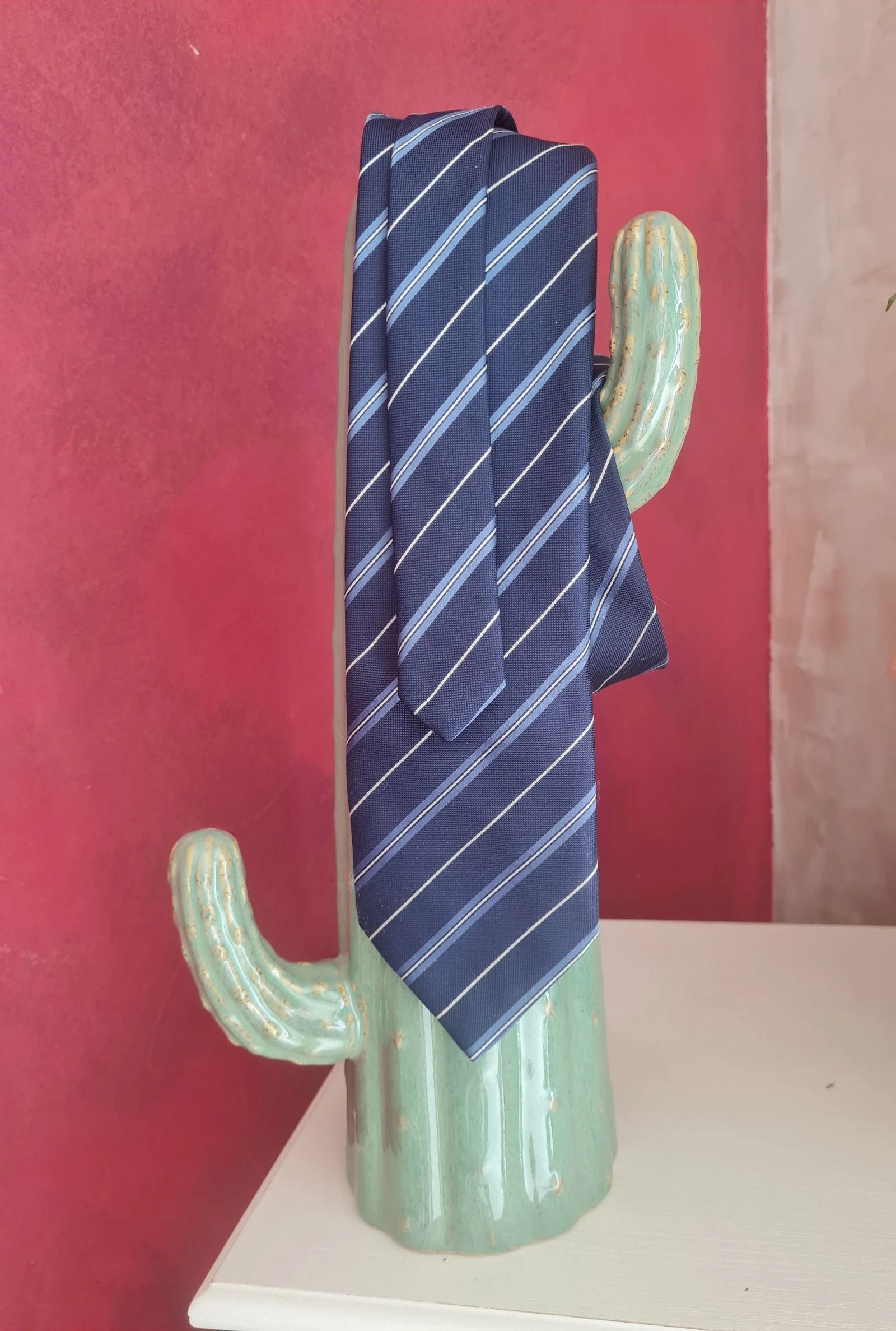Cravate à rayures 🌺 100% polyester